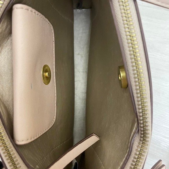 Women's Nine West Light Pink/Tan Purse/Bag - Picture 6 of 7